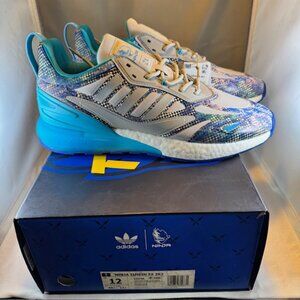 Ninja X Adidas ZX 2K 2.0 TimeIn Men's Size 12 Gray Sneakers GZ3744 New with Box